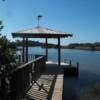 Our waterfront boat dock.